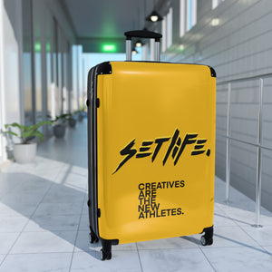 LIMITED SETLIFE Yellow Cabin Suitcase