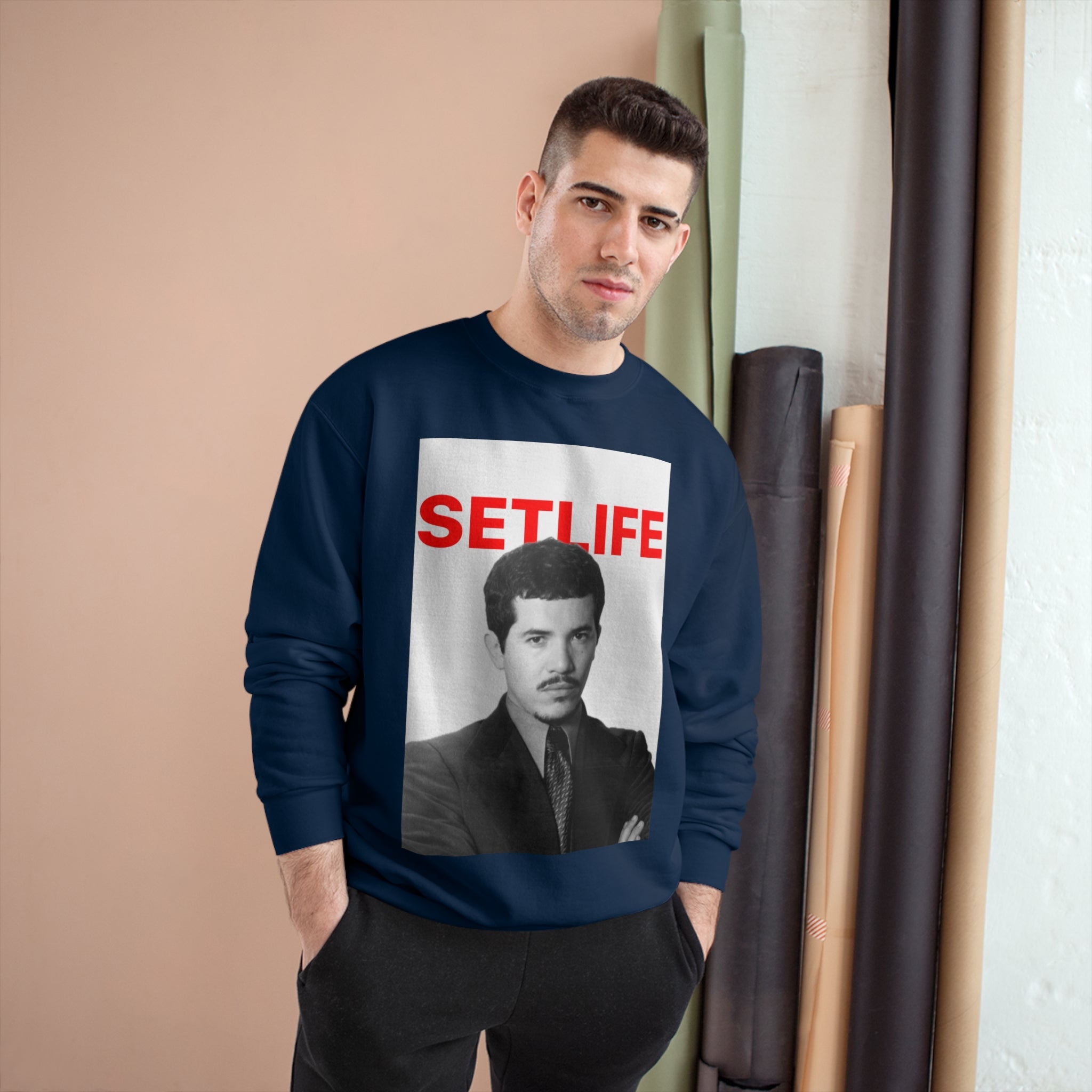 Soy SETLIFE John Leguizamo of Champion Sweatshirt