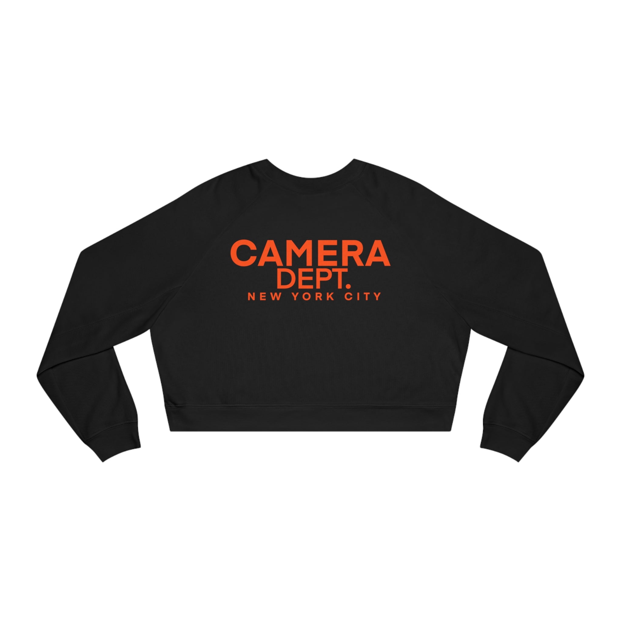 CAMERA DEBT Women's Cropped Fleece Pullover