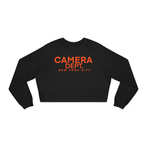 CAMERA DEBT Women's Cropped Fleece Pullover