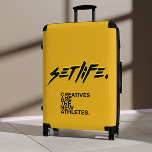 LIMITED SETLIFE Yellow Cabin Suitcase
