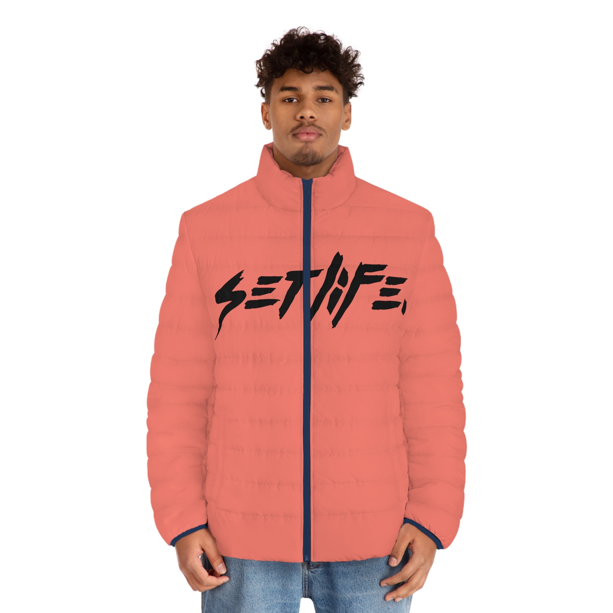 SALMON SETLIFE CREATIVES Puffer Jacket