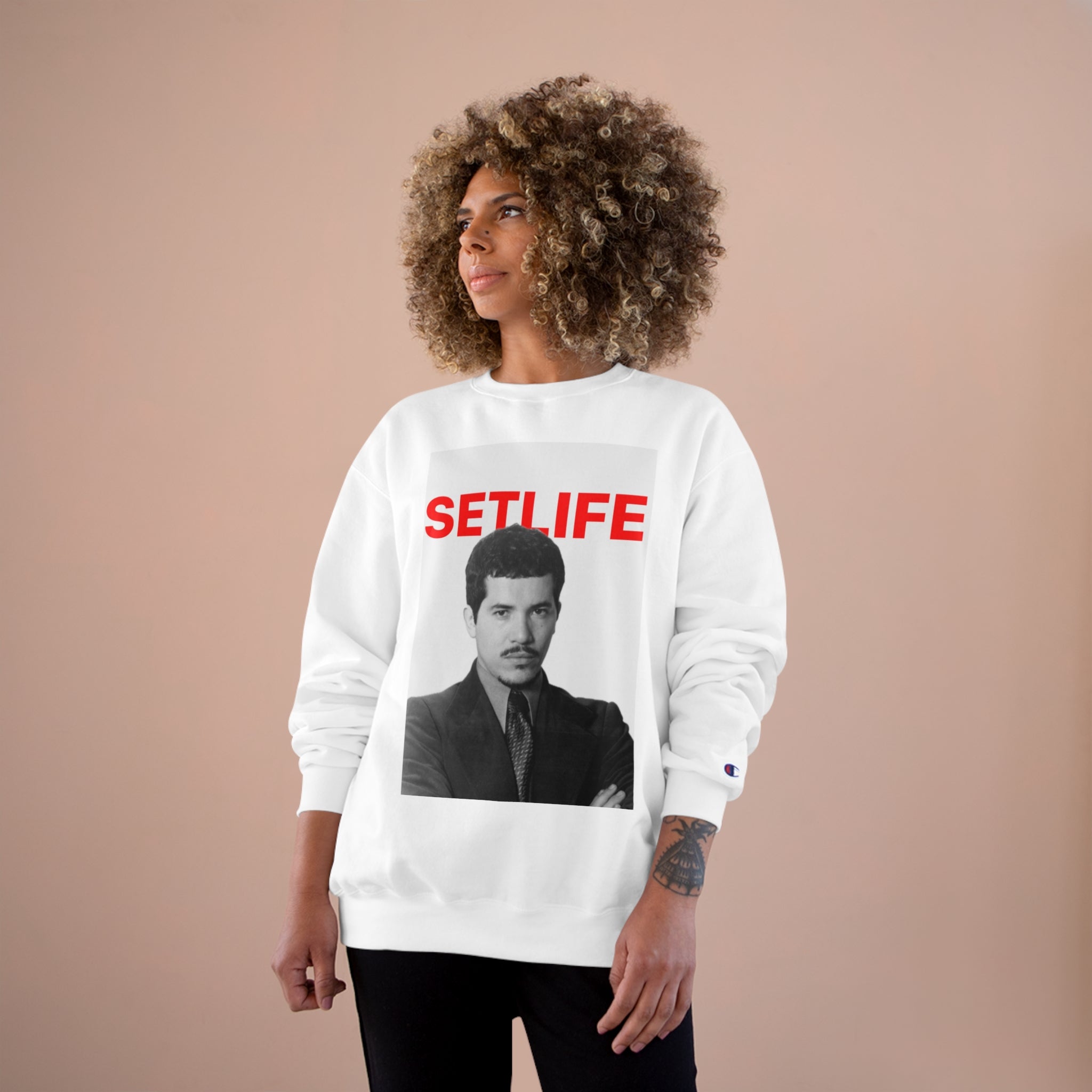 Soy SETLIFE John Leguizamo of Champion Sweatshirt