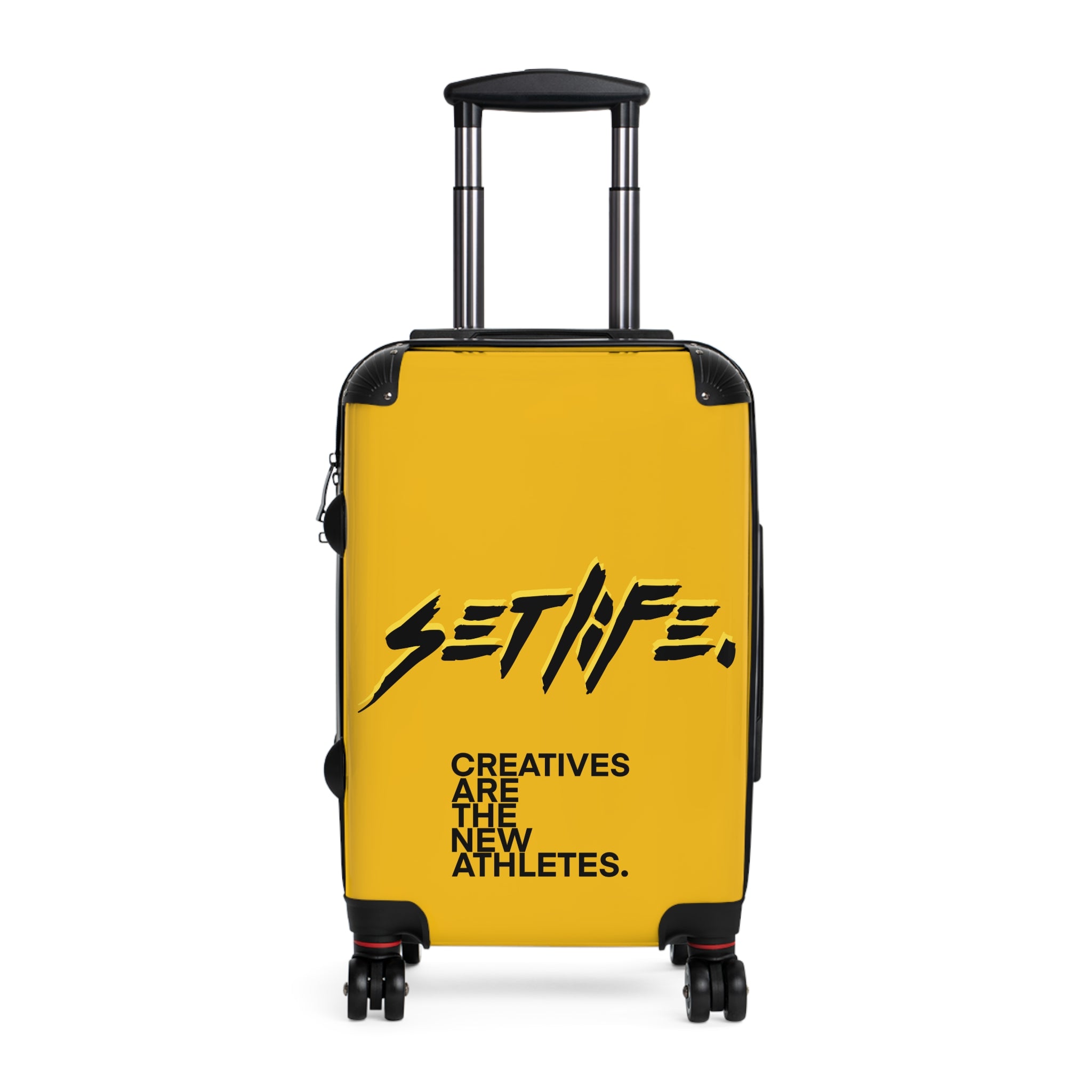 LIMITED SETLIFE Yellow Cabin Suitcase