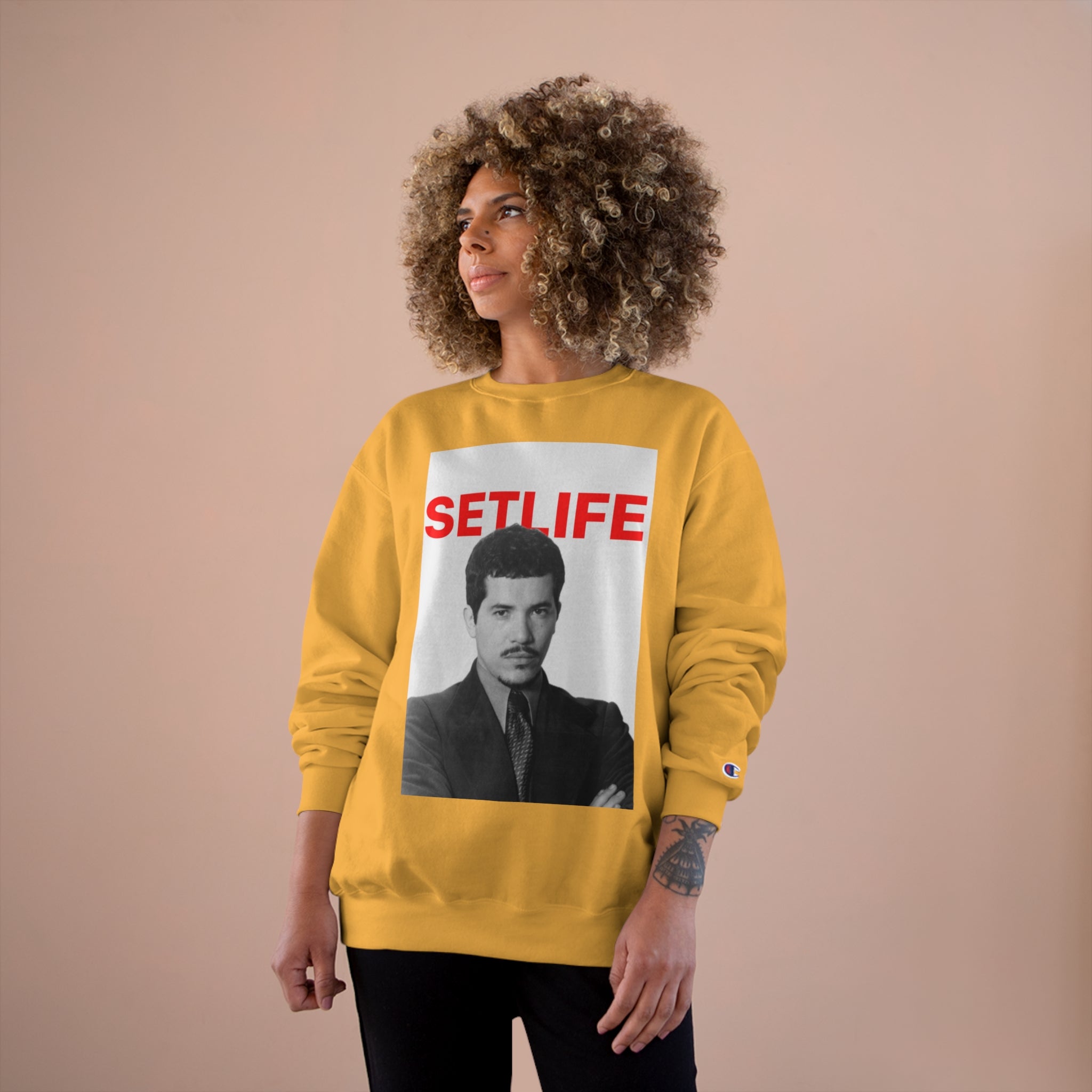 Soy SETLIFE John Leguizamo of Champion Sweatshirt