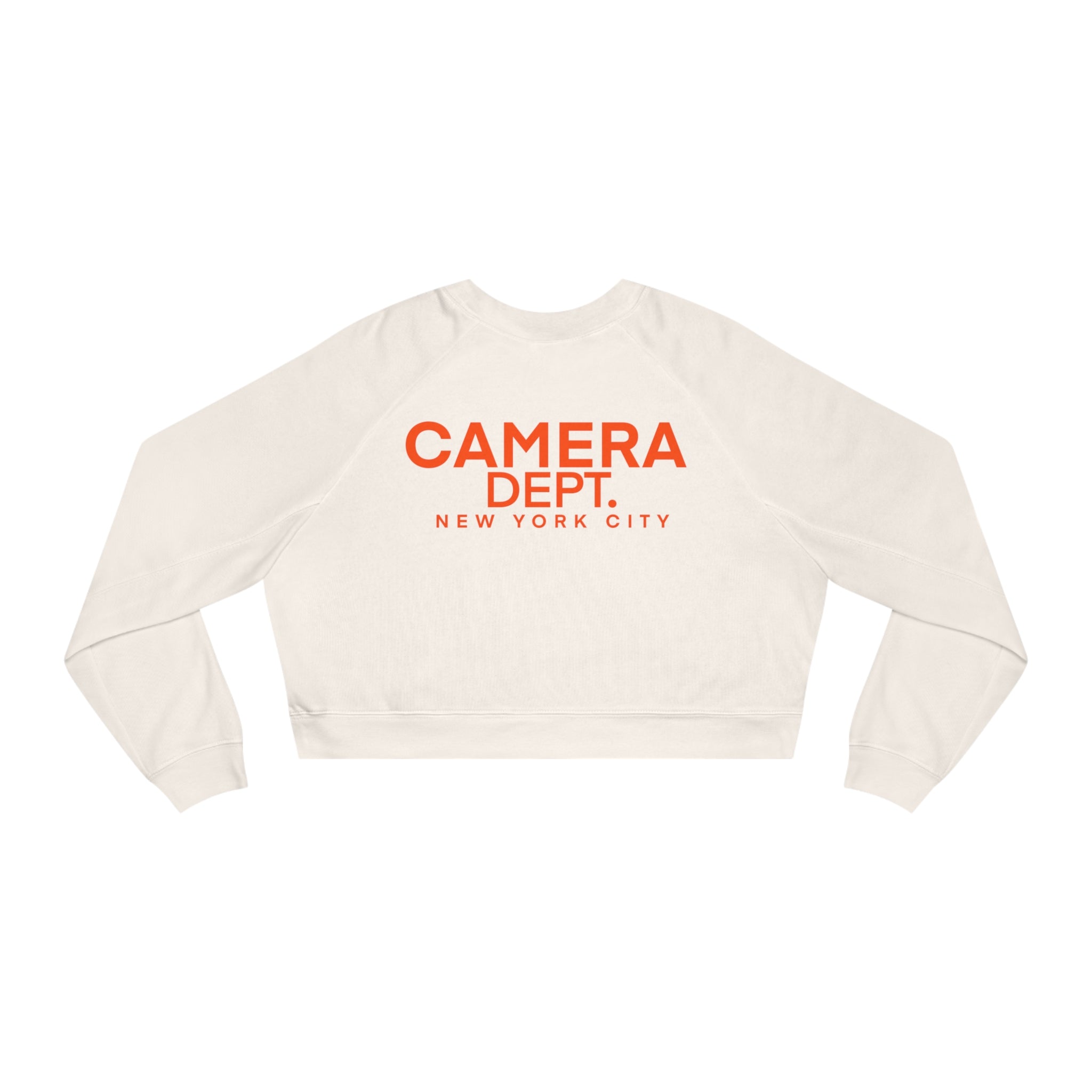 CAMERA DEBT Women's Cropped Fleece Pullover