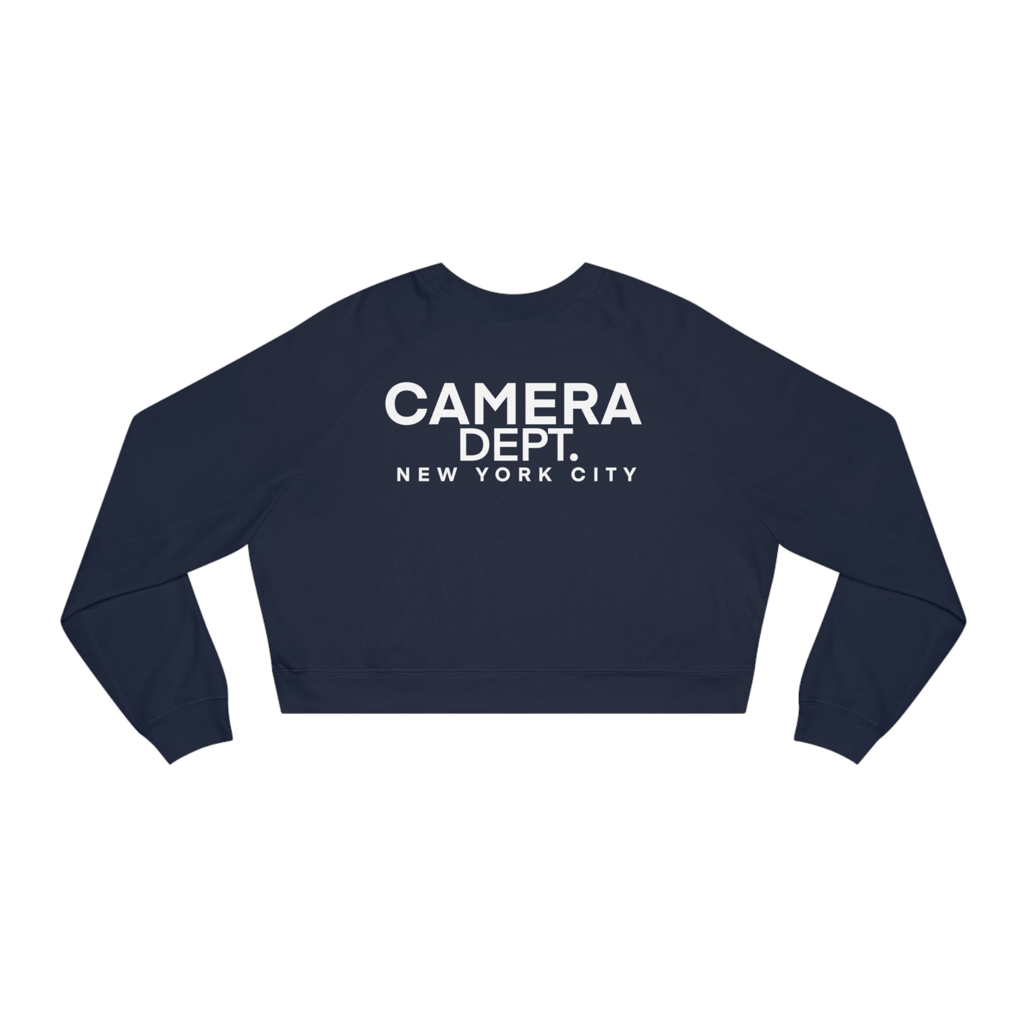 CAMERA DEBT Women's Cropped Fleece Pullover