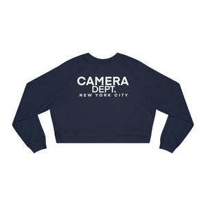 CAMERA DEBT Women's Cropped Fleece Pullover