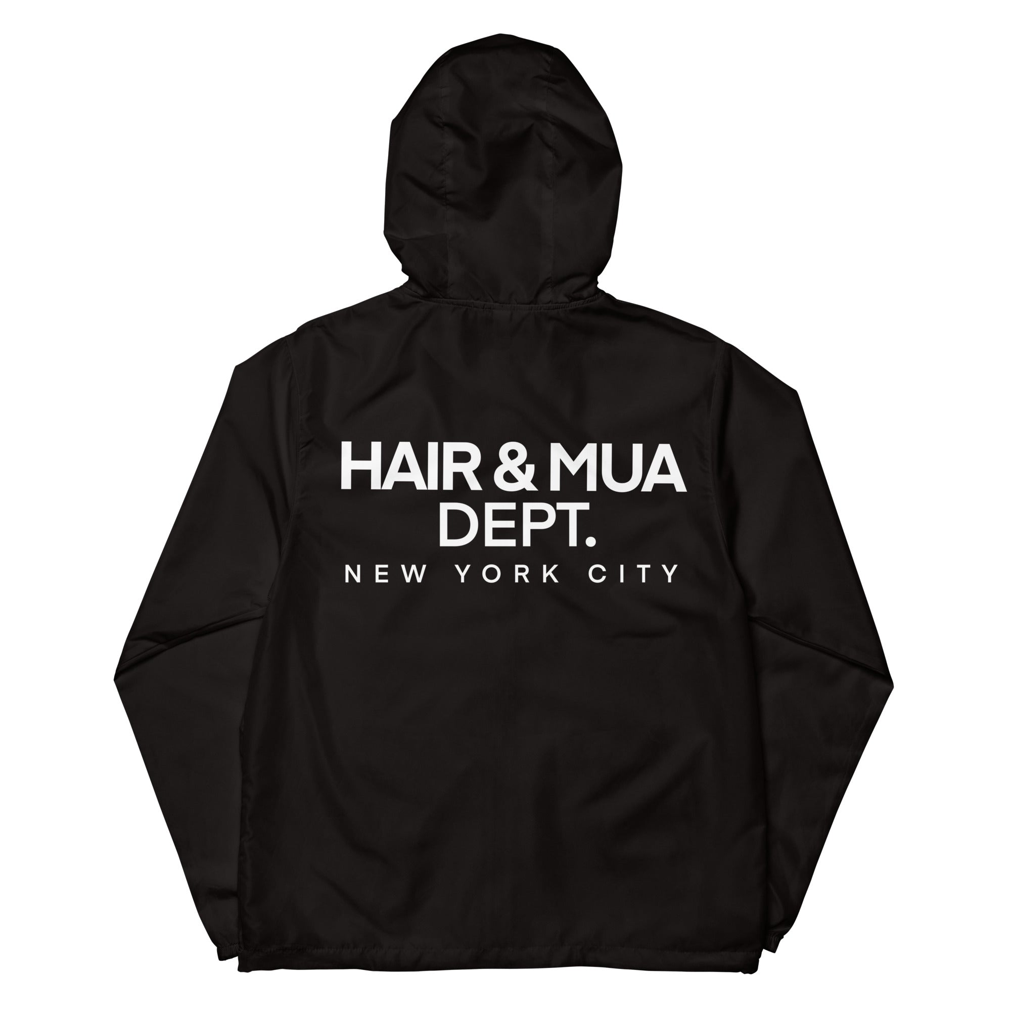 NEW YORK HAIR AND MUA SETLIFE Unisex lightweight zip up windbreaker