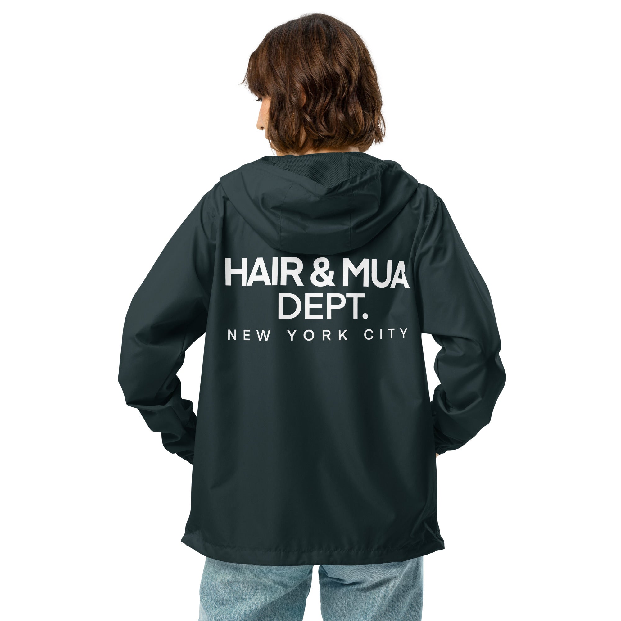 NEW YORK HAIR AND MUA SETLIFE Unisex lightweight zip up windbreaker