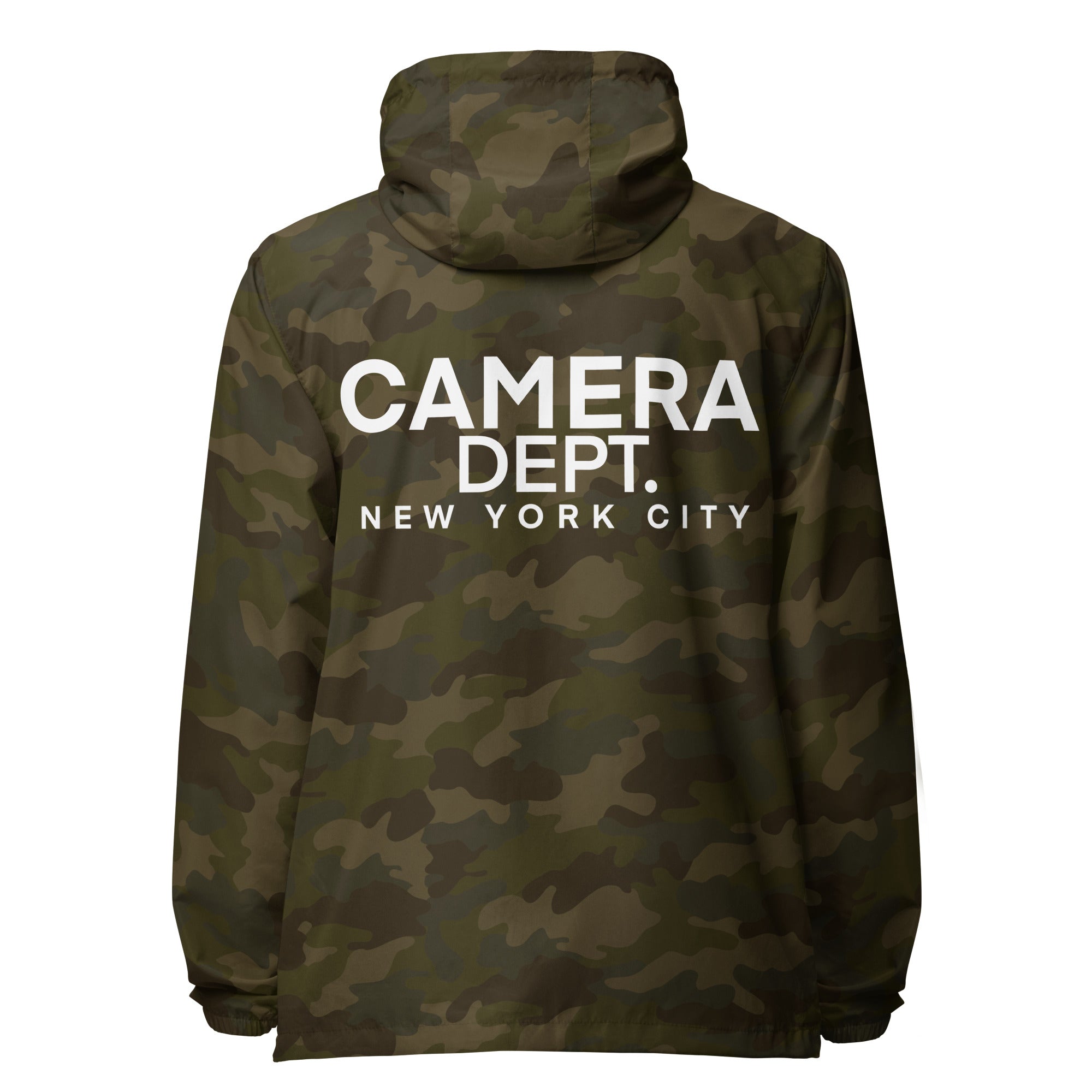 NEW YORK SETLIFE CAM DEPT Unisex lightweight zip up windbreaker