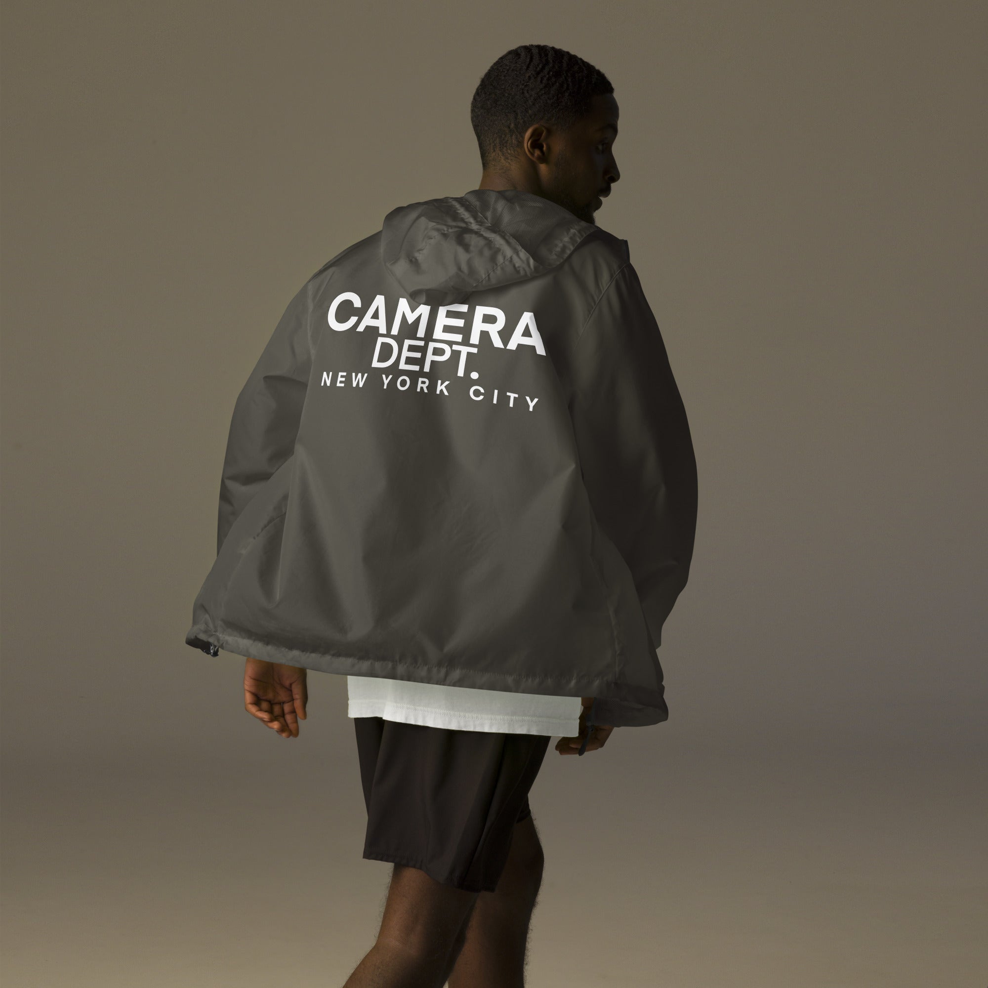 NEW YORK SETLIFE CAM DEPT Unisex lightweight zip up windbreaker