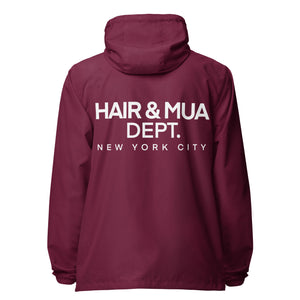 NEW YORK HAIR AND MUA SETLIFE Unisex lightweight zip up windbreaker