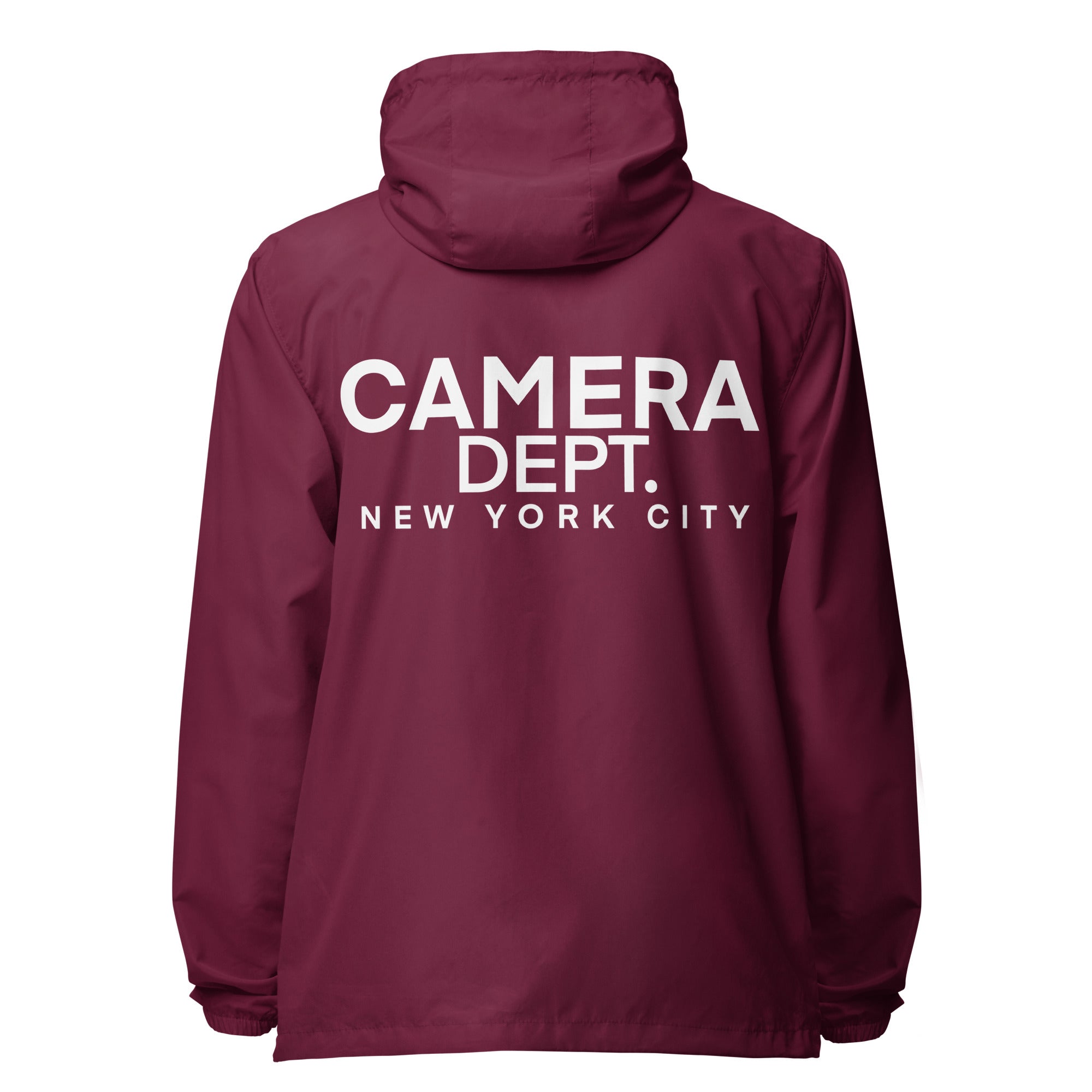 NEW YORK SETLIFE CAM DEPT Unisex lightweight zip up windbreaker