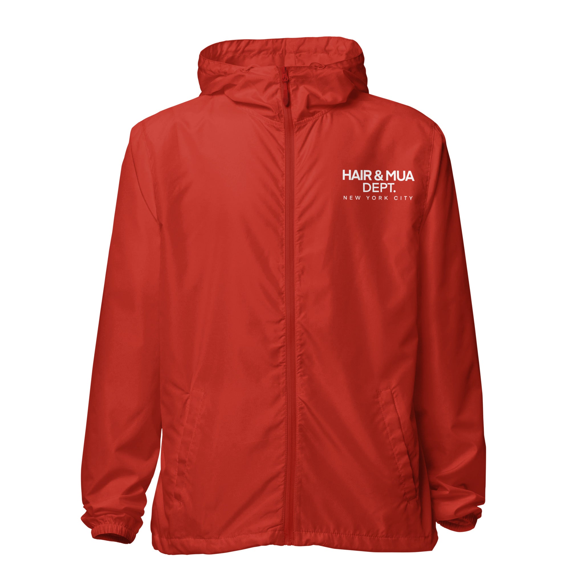 NEW YORK HAIR AND MUA SETLIFE Unisex lightweight zip up windbreaker