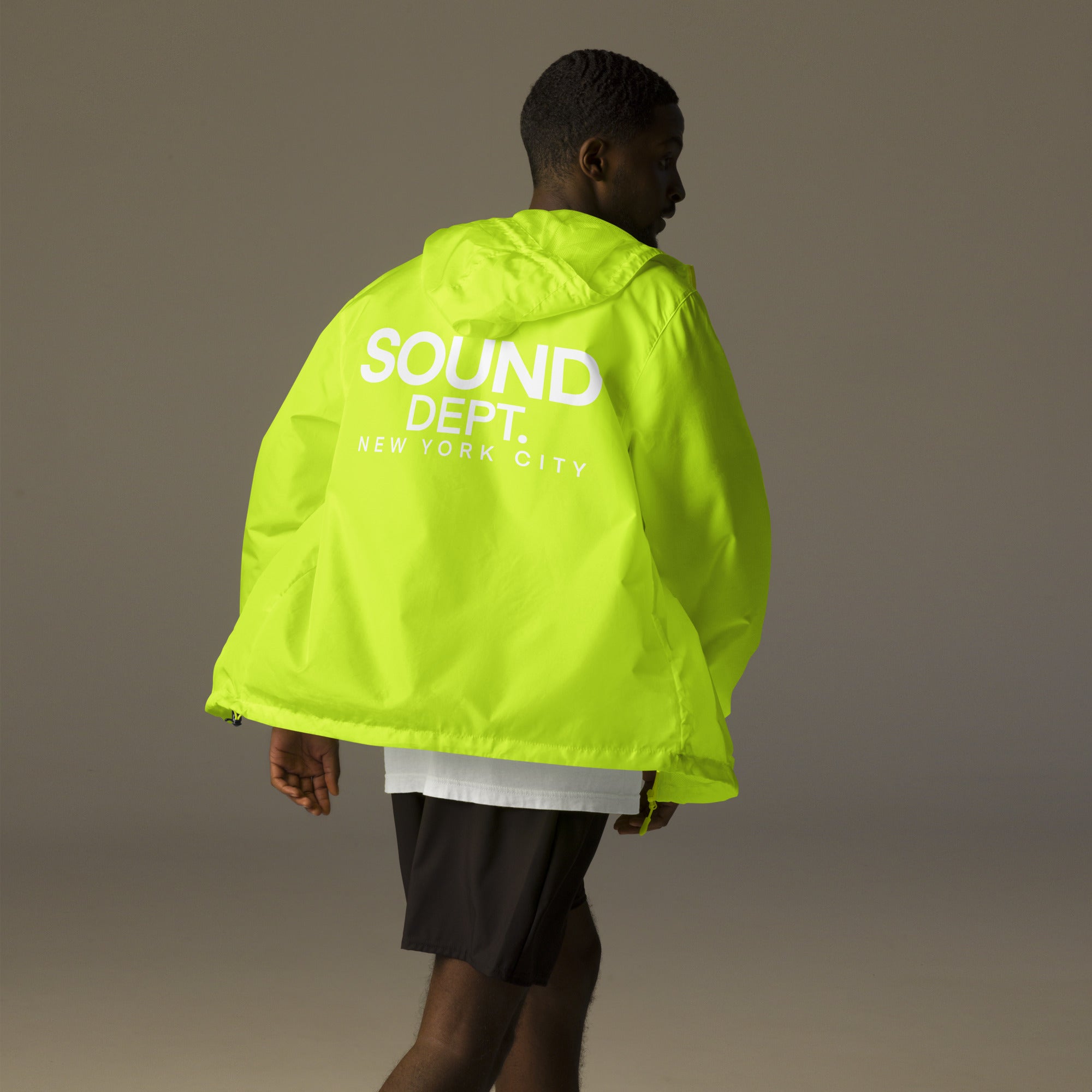 NEW YORK SOUND SETLIFE Unisex lightweight zip up windbreaker