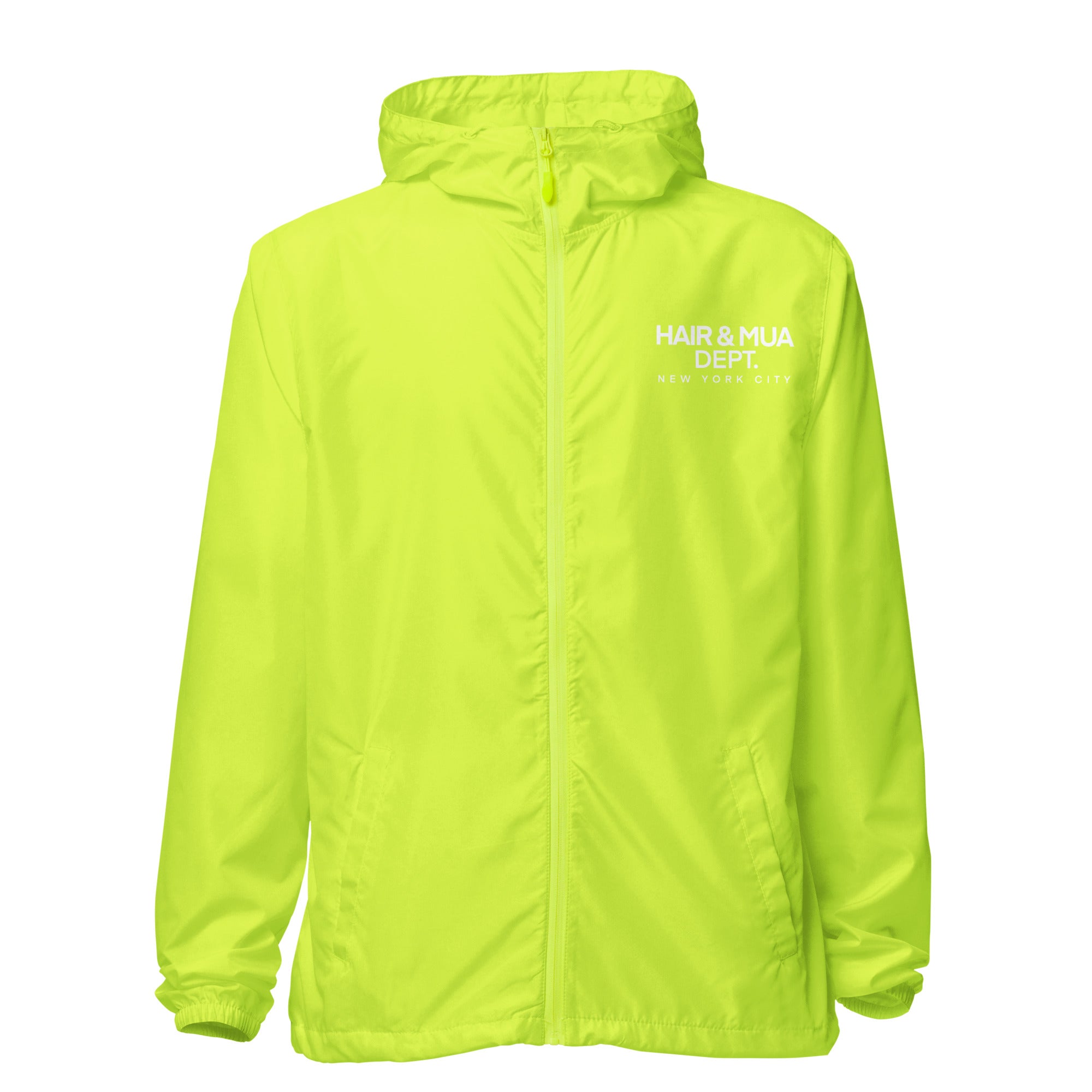 NEW YORK HAIR AND MUA SETLIFE Unisex lightweight zip up windbreaker