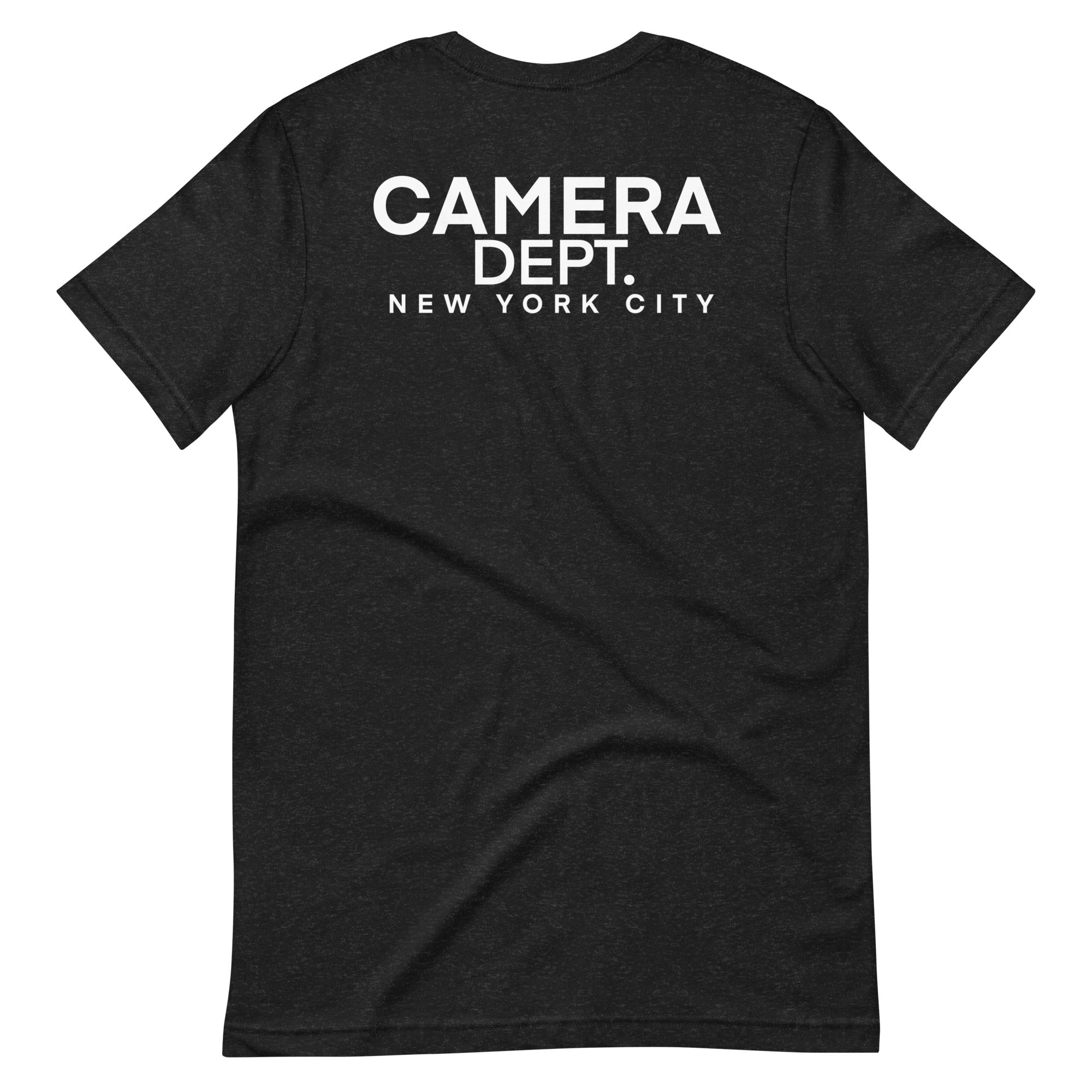 NEW YORK SETLIFE Unisex CAMERA DEPT t-shirt