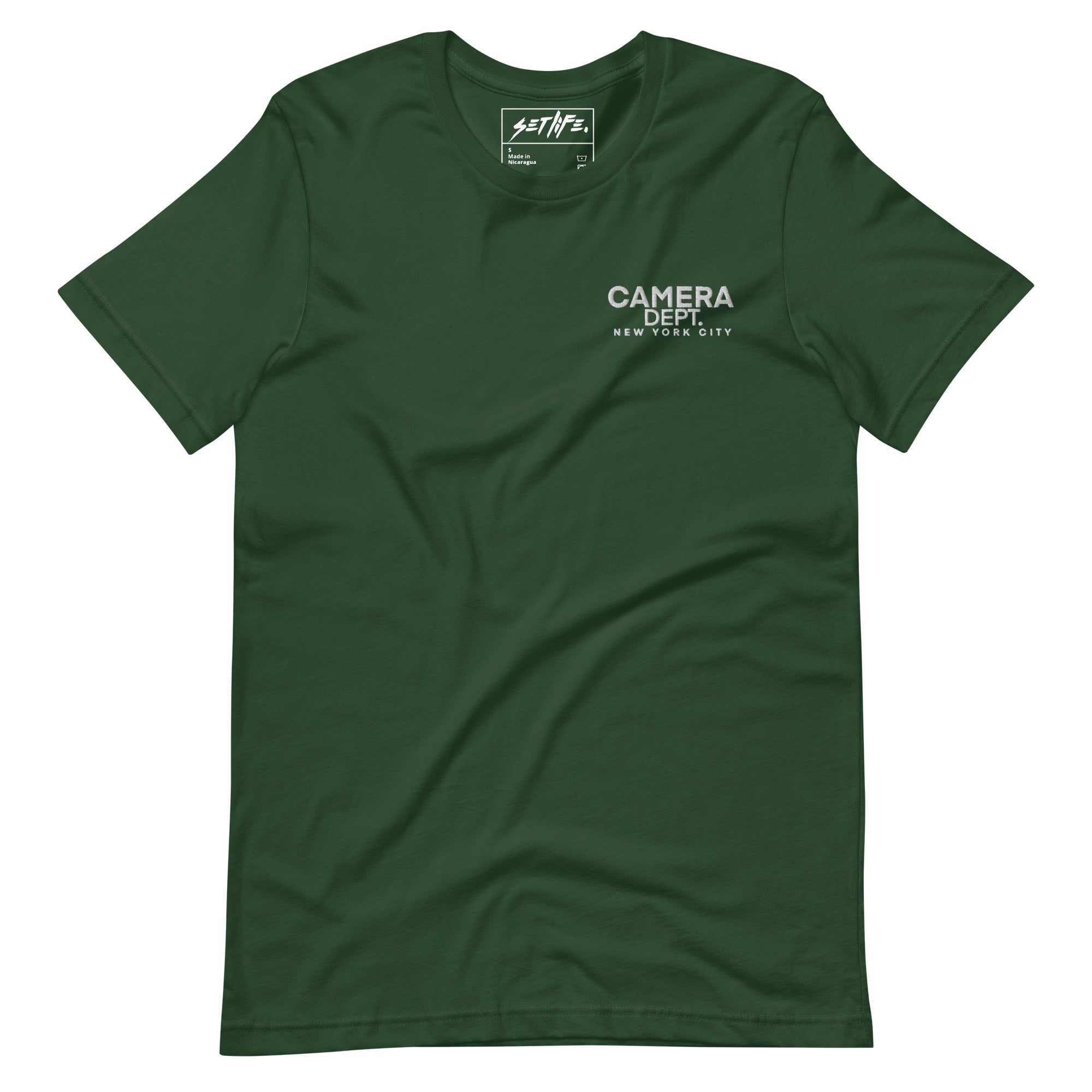 NEW YORK SETLIFE Unisex CAMERA DEPT t-shirt