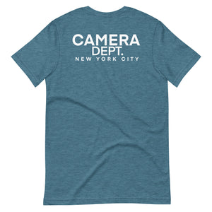 NEW YORK SETLIFE Unisex CAMERA DEPT t-shirt