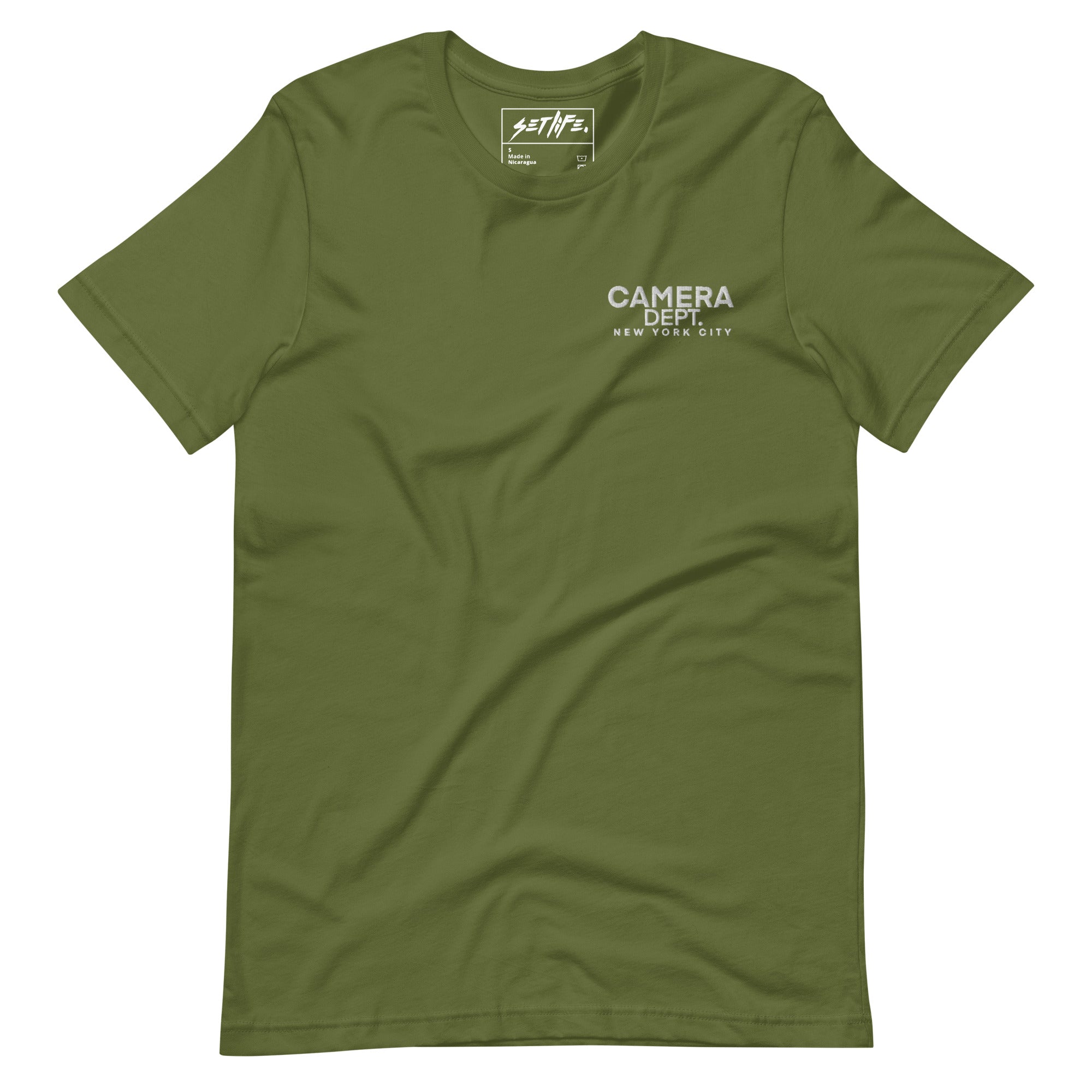 NEW YORK SETLIFE Unisex CAMERA DEPT t-shirt