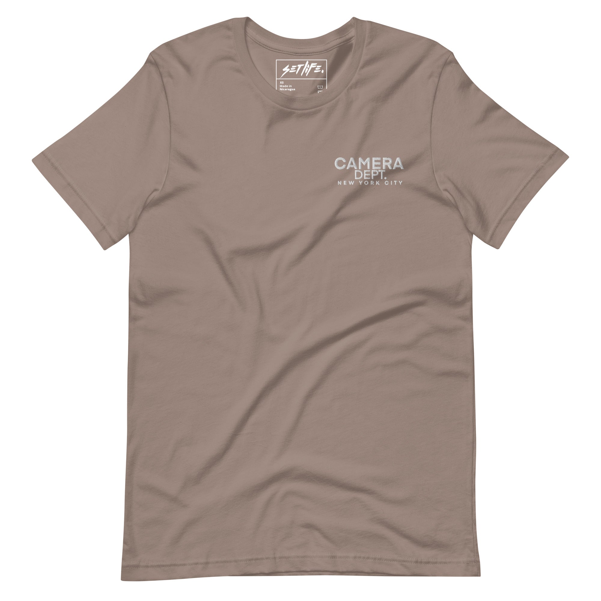 NEW YORK SETLIFE Unisex CAMERA DEPT t-shirt