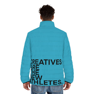 Turquoise CREATIVES Puffer Jacket