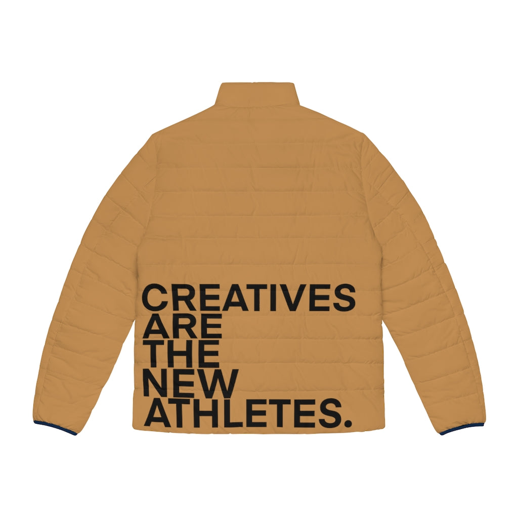 TAN CREATIVES Puffer Jacket (AOP)