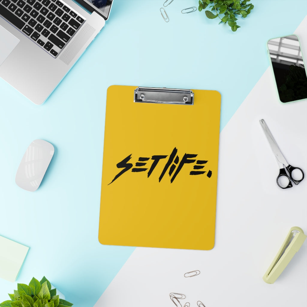 YELLOW SETLIFE Clipboard