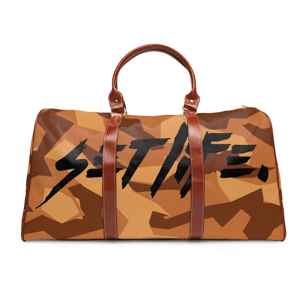 SETLIFE  BROWN CAMO Waterproof Travel Bag