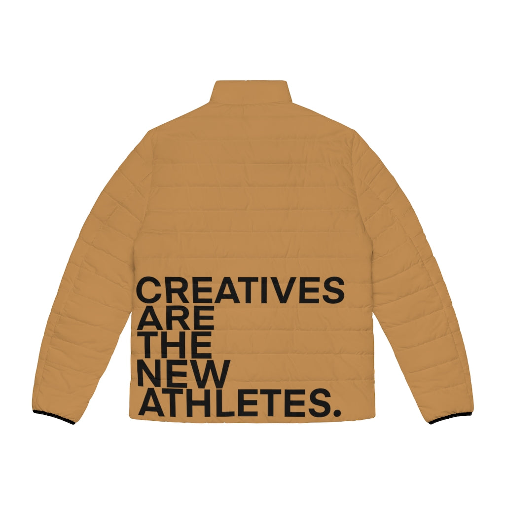 TAN CREATIVES Puffer Jacket (AOP)