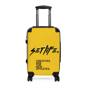 LIMITED SETLIFE Yellow Cabin Suitcase