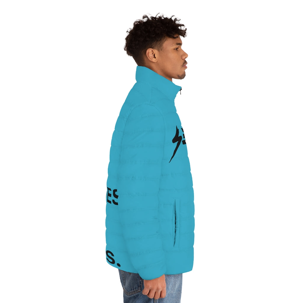 Turquoise CREATIVES Puffer Jacket