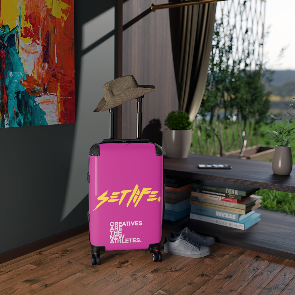 SETLIFE PINK Cabin Suitcase