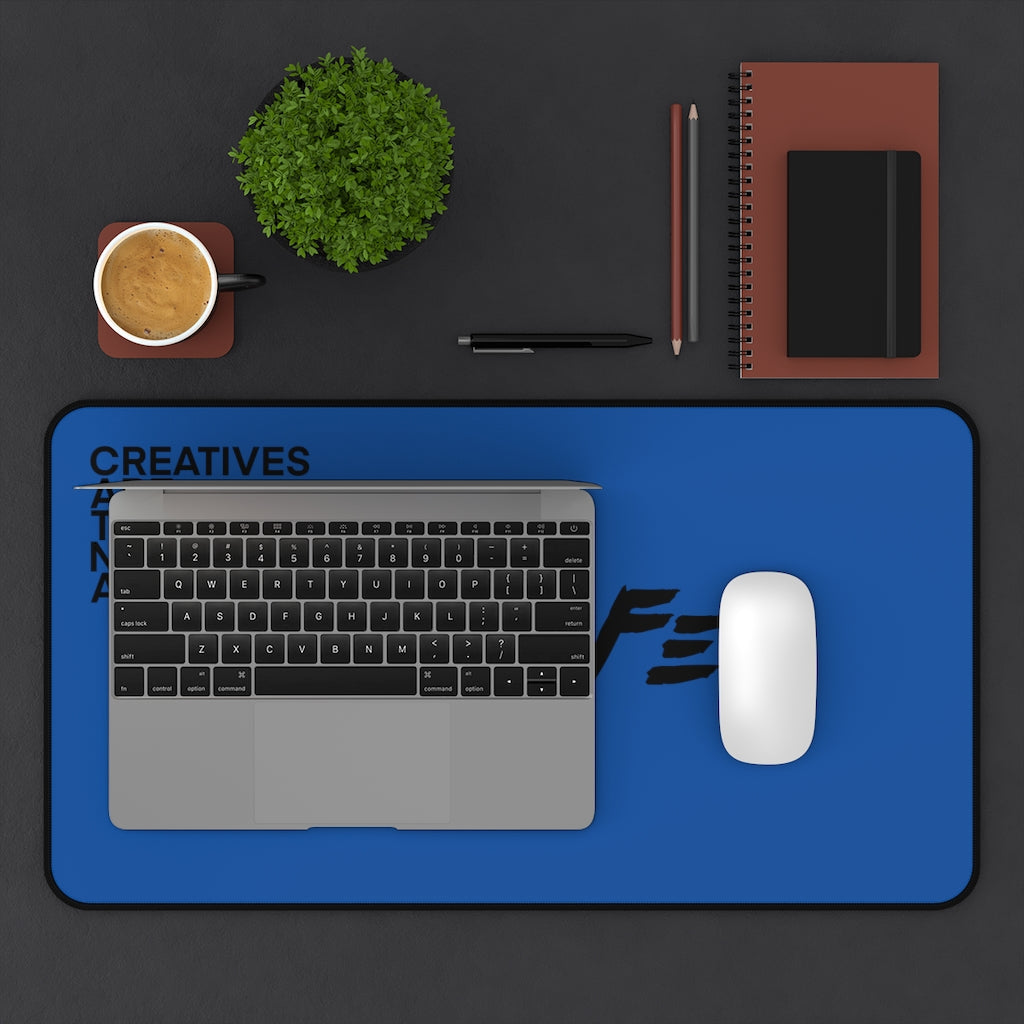 Blue Desk Mat