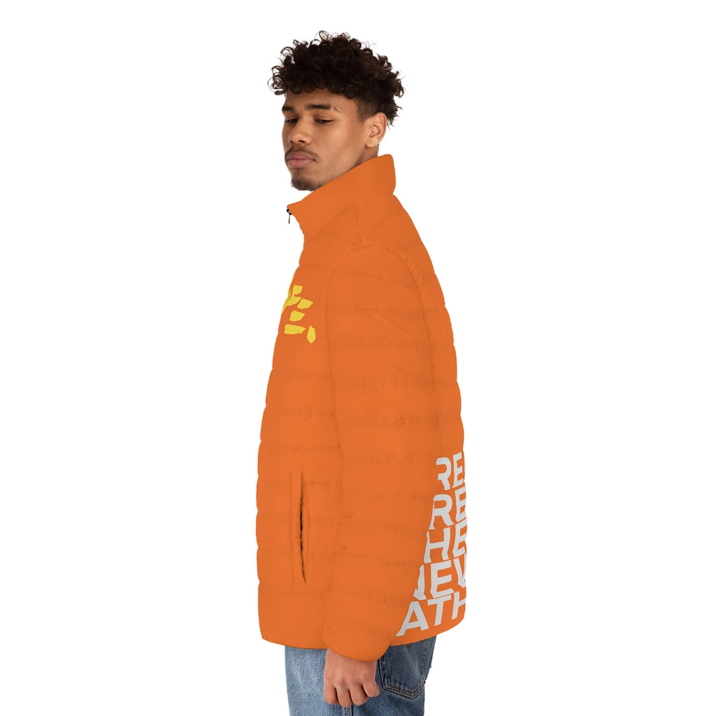 Orange Puffer Jacket