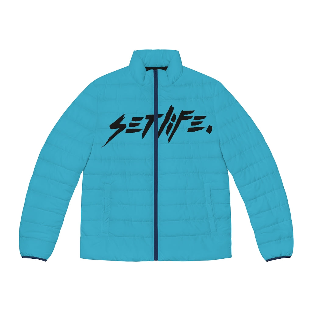 Turquoise CREATIVES Puffer Jacket