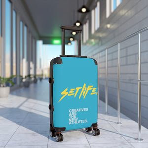 SETLIFE Sky Blue Cabin Suitcase