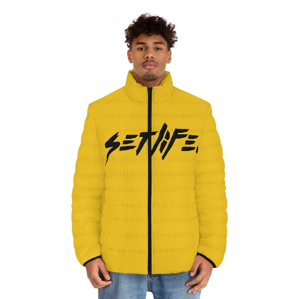 Yellow CREATIVES Puffer Jacket