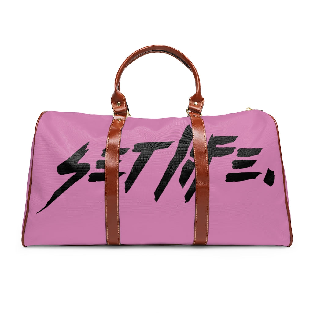 Pink Waterproof Travel Bag