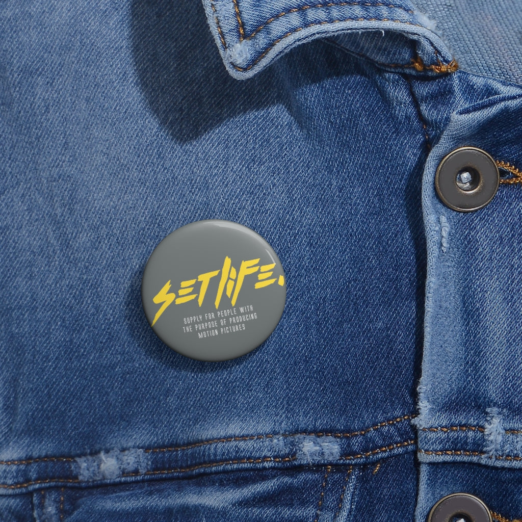 SETLIFE Grey Pin Buttons