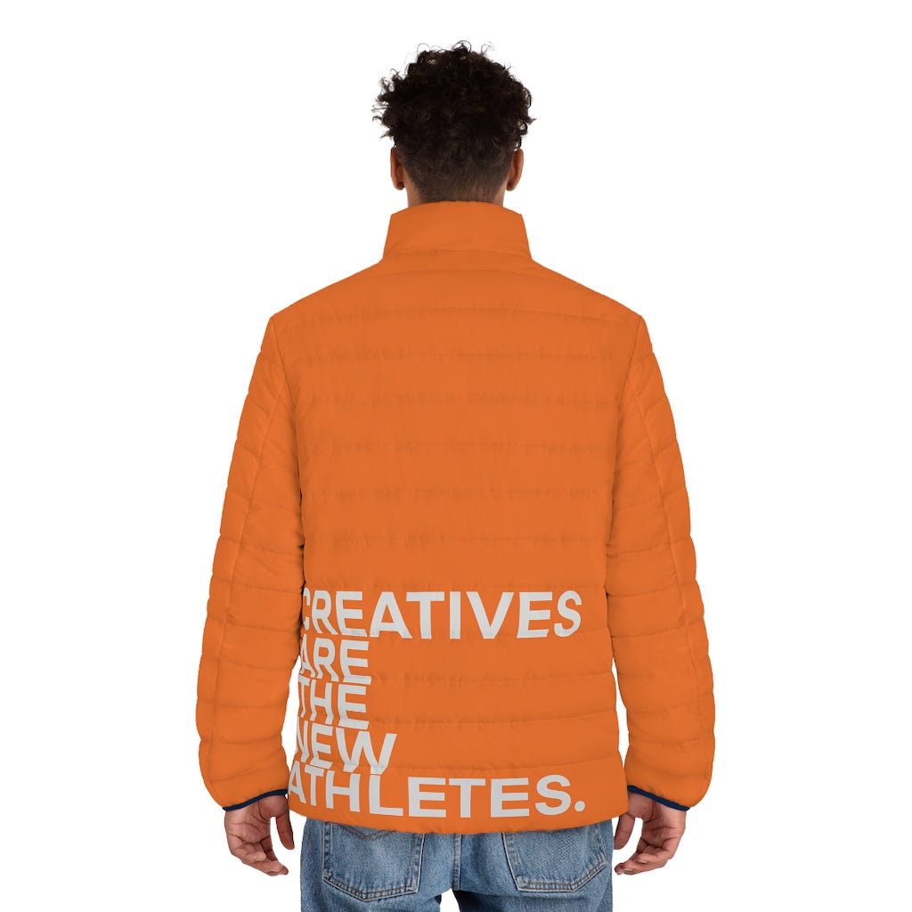 Orange Puffer Jacket