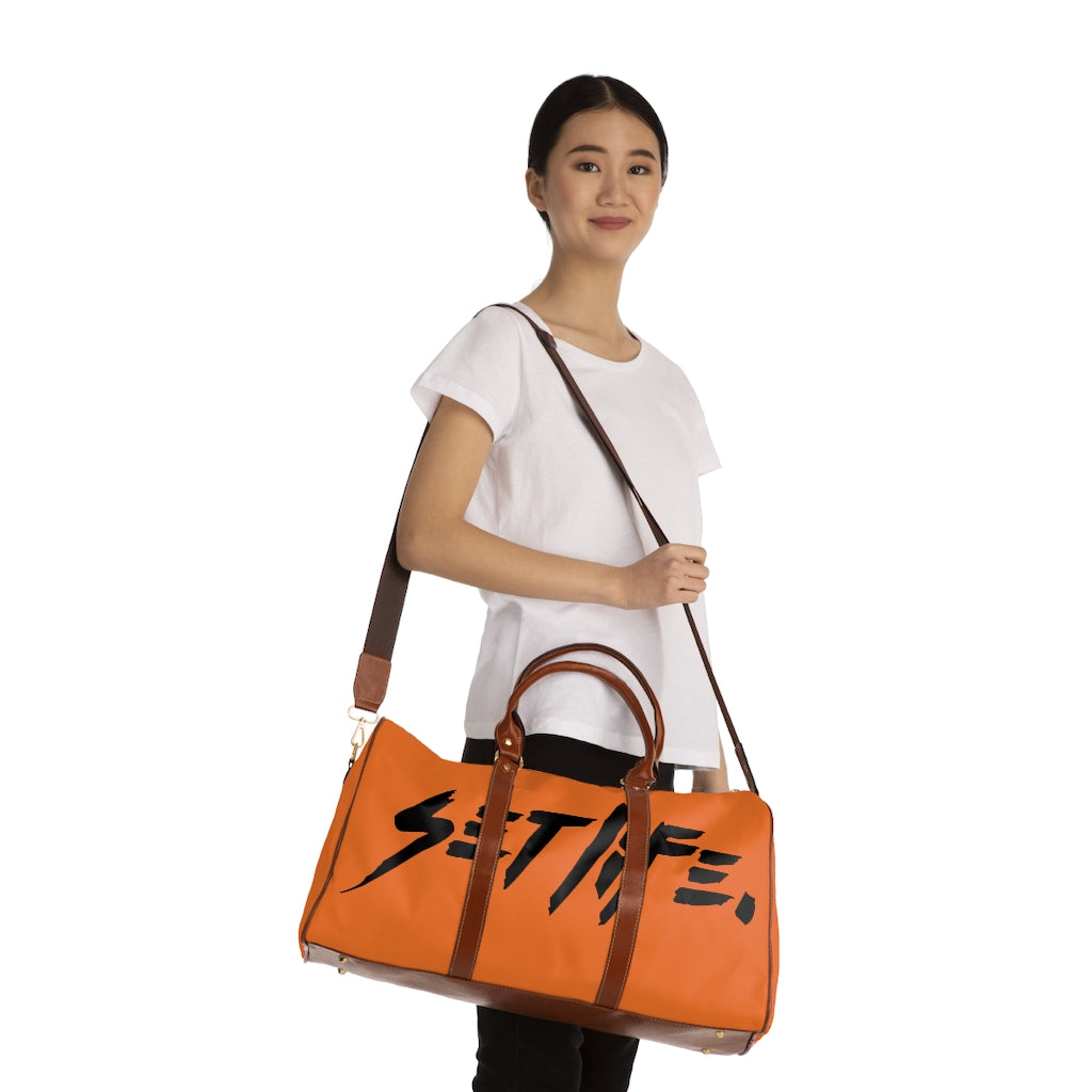 Orange Waterproof Travel Bag