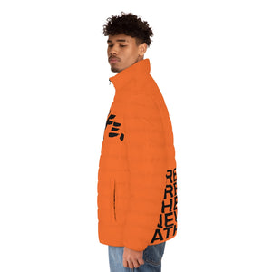 NEON ORANGE CREATIVES Puffer Jacket (AOP)