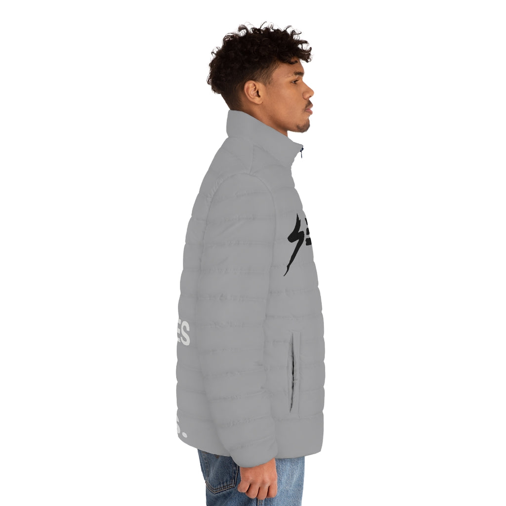 Grey Men's Puffer Jacket