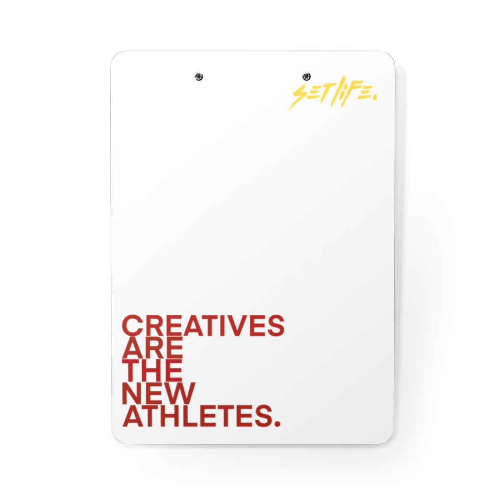 White SETLIFE Clipboard