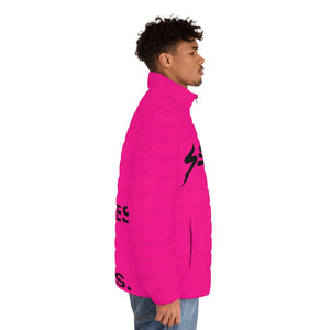 FUCHSIA CREATIVES Puffer Jacket (AOP)