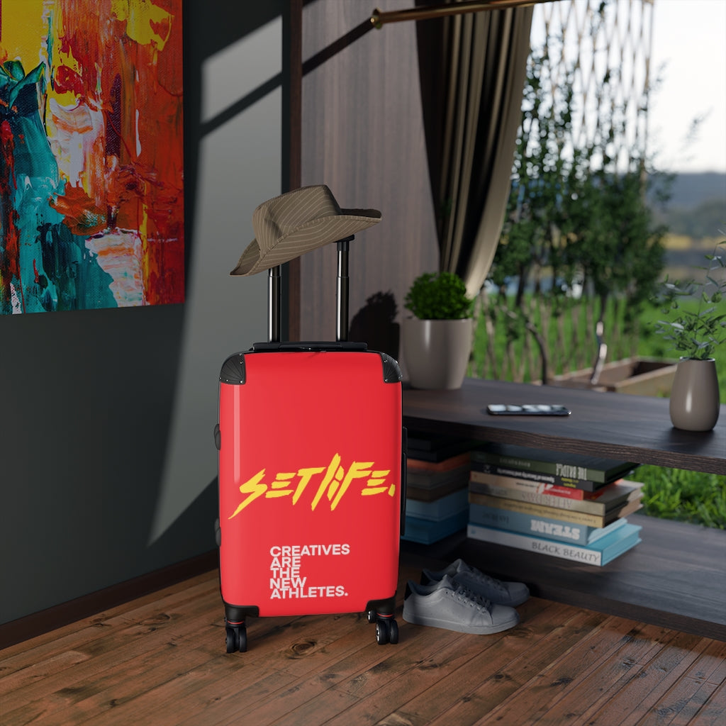 SETLIFE RED Cabin Suitcase