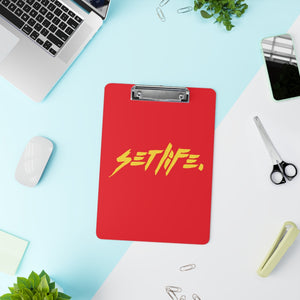 Red SETLIFE Clipboard