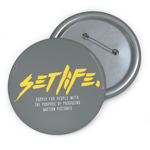 SETLIFE Grey Pin Buttons